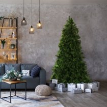 Fraser Hill Farm 6.5 ft. Canyon Pine Artificial Christmas Tree, No Lights - Green