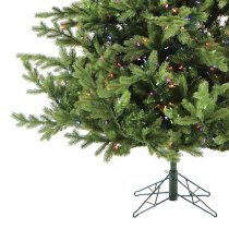 Fraser Hill Farm 6.5 ft. Foxtail Pine Artificial Christmas Tree, with Multi-Color LED Lights - Green