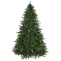 Fraser Hill Farm 7.5 Ft. Oregon Pine Artificial Christmas Tree, No Lights - Green