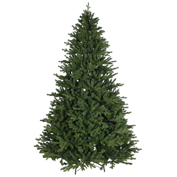 Fraser Hill Farm 7.5 Ft. Oregon Pine Artificial Christmas Tree, No Lights - Green